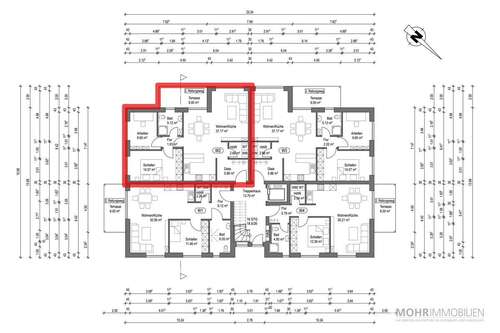 Foto - Wohnung zum Mieten in Oldenburg (Oldenburg) 950,00 € 79 m²