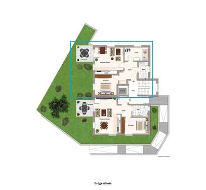 Foto - Wohnung zum Kaufen in Memmingerberg 356.500,00 € 67.91 m²