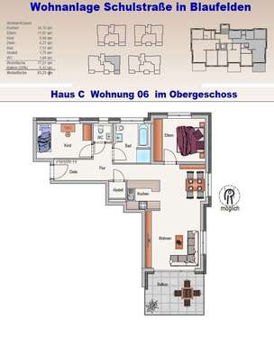 Foto - Wohnung zum Kaufen in Blaufelden 329.800,00 € 83.33 m²