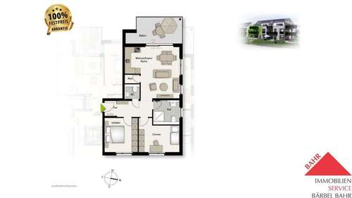 Foto - Wohnung zum Kaufen in Böblingen 649.000,00 € 82 m²