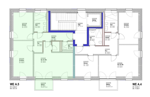 Foto - Wohnung zum Mieten in Minden 1.026,00 € 76 m²