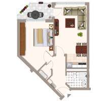 Wohnung zum Mieten in Magdeburg 455,00 € 49.52 m²