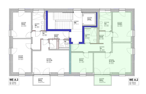 Foto - Wohnung zum Mieten in Minden 1.040,00 € 77 m²