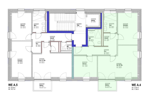 Foto - Wohnung zum Mieten in Minden 1.046,00 € 77 m²