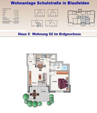 Foto - Wohnung zum Kaufen in Blaufelden 214.000,00 € 52.86 m²