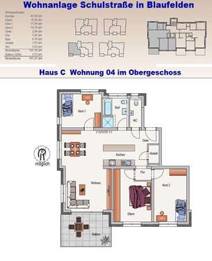 Foto - Wohnung zum Kaufen in Blaufelden 424.000,00 € 107.21 m²
