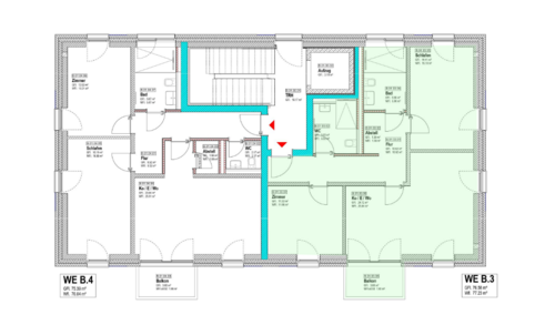 Foto - Wohnung zum Mieten in Minden 1.043,00 € 77 m²