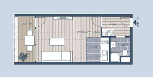 Foto - Wohnung zum Kaufen in Leipzig 110.600,00 € 32.64 m²