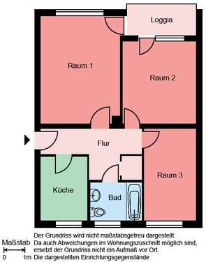 Foto - Wohnung zum Mieten in Iserlohn 479,00 € 66.95 m²