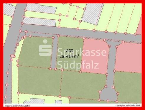 Foto - Grundstück zu verkaufen in Heuchelheim-Klingen 140.760,00 € 414 m²