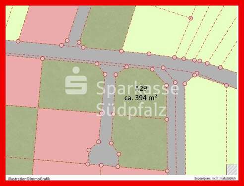 Foto - Grundstück zu verkaufen in Heuchelheim-Klingen 141.840,00 € 394 m²