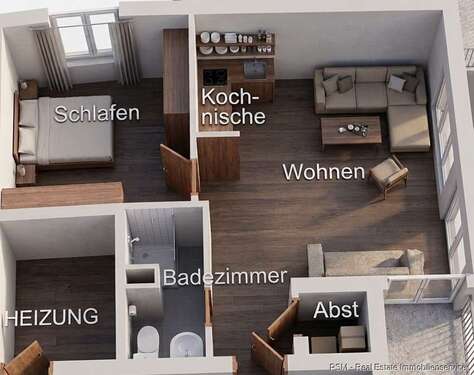 Foto - Wohnung zum Kaufen in Brachttal 62.000,00 € 39 m²