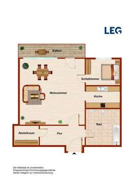 Foto - Wohnung zum Mieten in Ronnenberg 429,00 € 41.37 m²