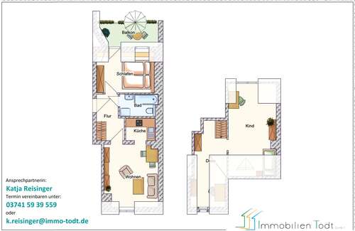 Foto - Wohnung zum Mieten in Plauen 372,00 € 75.84 m²