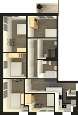 Foto - WG-Zimmer in Berlin 1.015,00 € 11 m²