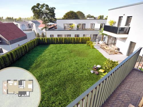 Foto - Wohnung zum Kaufen in Hattersheim am Main 399.000,00 € 72.7 m²