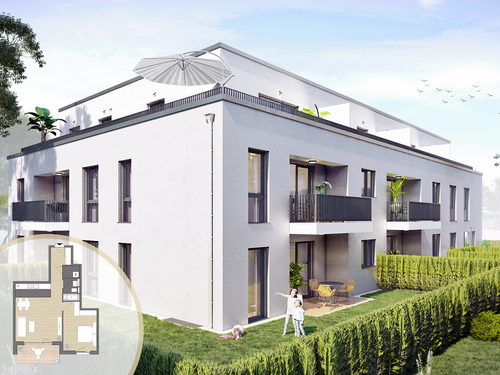 Foto - Wohnung zum Kaufen in Hattersheim am Main 362.500,00 € 64.7 m²