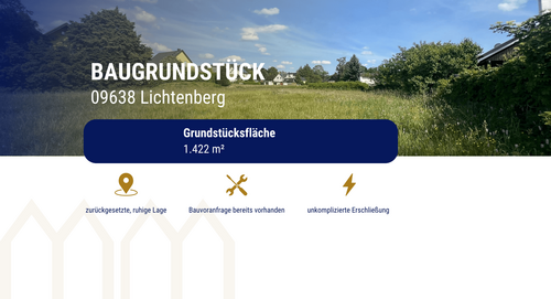 Foto - Grundstück zu verkaufen in LichtenbergErzgebirge 57.500,00 € 1422 m²