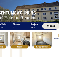 Wohnung zum Kaufen in WeißenbornErzgebirge 63.000,00 € 78.77 m² - Weißenborn/Erzgebirge