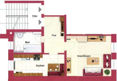 Foto - Wohnung zum Mieten in Gera 230,00 € 44.18 m²