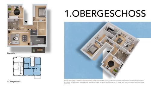 Foto - Wohnung zum Mieten in Dorsten 1.665,00 € 111 m²