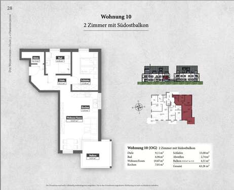 Foto - Wohnung zum Kaufen in Mering 409.000,00 € 63.28 m²