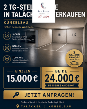 Foto - Garage zu verkaufen in Künzelsau-Taläcker 24.000,00 €