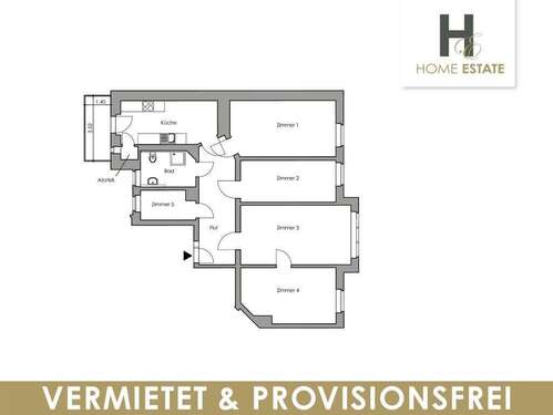 Foto - Wohnung zum Kaufen in Leipzig 395.000,00 € 104 m²