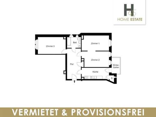 Foto - Wohnung zum Kaufen in Leipzig 289.000,00 € 85 m²