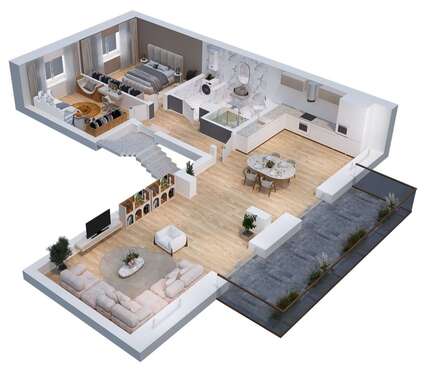Foto - Wohnung zum Mieten in Chemnitz 713,00 € 81.5 m²