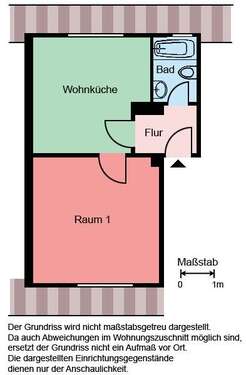 Foto - Wohnung zum Mieten in Datteln 309,00 € 31.09 m²