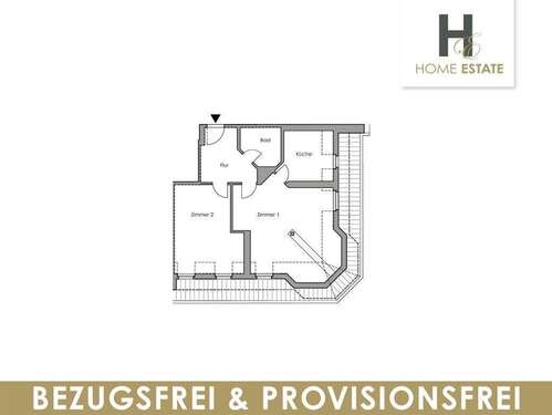 Foto - Wohnung zum Kaufen in Leipzig 260.000,00 € 65 m²