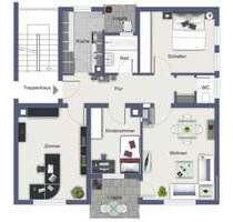 Wohnung zum Mieten in Stuttgart 1.200,00 € 90 m²