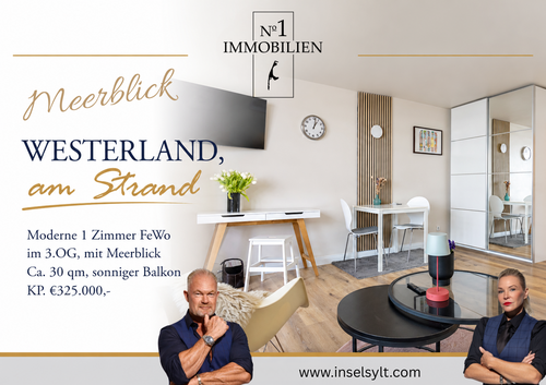 Foto - Wohnung zum Kaufen in Westerland 325.000,00 € 35 m²