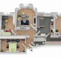 Wohnung zum Mieten in Hamburg 1.190,00 € 95.79 m²