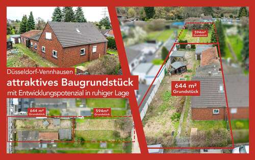 Foto - Grundstück zu verkaufen in Düsseldorf 449.000,00 € 644 m²