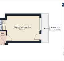 Wohnung zum Kaufen in Königsbrunn 200.000,00 € 28 m²