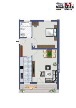 Foto - Wohnung zum Kaufen in Sonthofen 280.000,00 € 68.04 m²