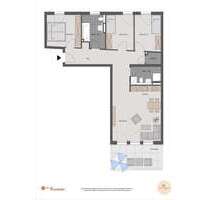 Wohnung zum Mieten in Mannheim 1.305,00 € 100.9 m²