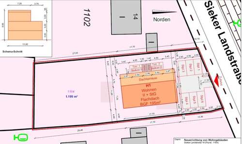 Foto - Grundstück zu verkaufen in Hamburg 599.000,00 € 1195 m²