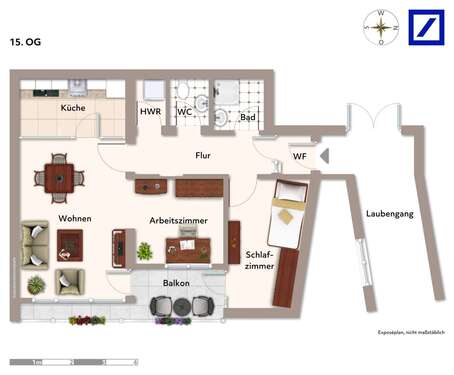 Foto - Wohnung zum Kaufen in Stuttgart 217.000,00 € 77 m²