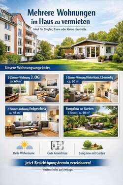 Foto - Wohnung zum Mieten in Hannover 900,00 € 60 m²