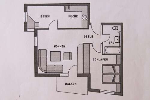 Foto - Wohnung zum Mieten in Zell unter Aichelberg 630,00 € 60 m²