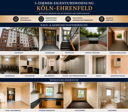 Foto - Wohnung zum Kaufen in Köln 519.500,00 € 85.7 m²