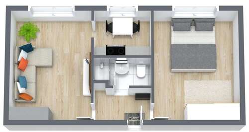 Foto - Wohnung zum Mieten in Wernigerode 311,33 € 41.51 m²