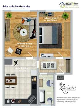 Foto - Wohnung zum Mieten in Essen 338,10 € 59 m²