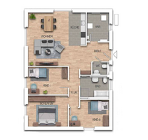 Haus zum Mieten in Hermannsburg 1.450,00 € 113 m²