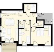 Wohnung zum Mieten in Ahaus 1.015,00 € 88 m²
