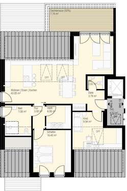 Foto - Wohnung zum Mieten in Ahaus 1.150,00 € 100 m²