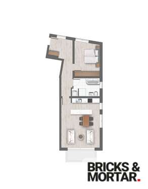 Foto - Wohnung zum Kaufen in Augsburg 312.000,00 € 71.77 m²